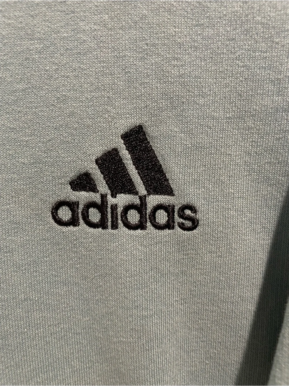 Adidas Men's Essentials Embroidered Small Logo Hoodie Light Teal Size XL